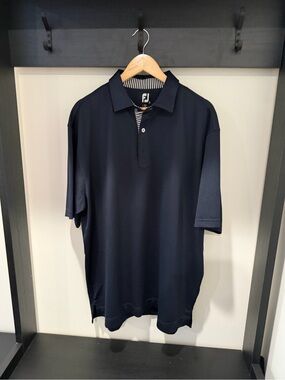 FootJoy Men's Navy Performance Golf Polo